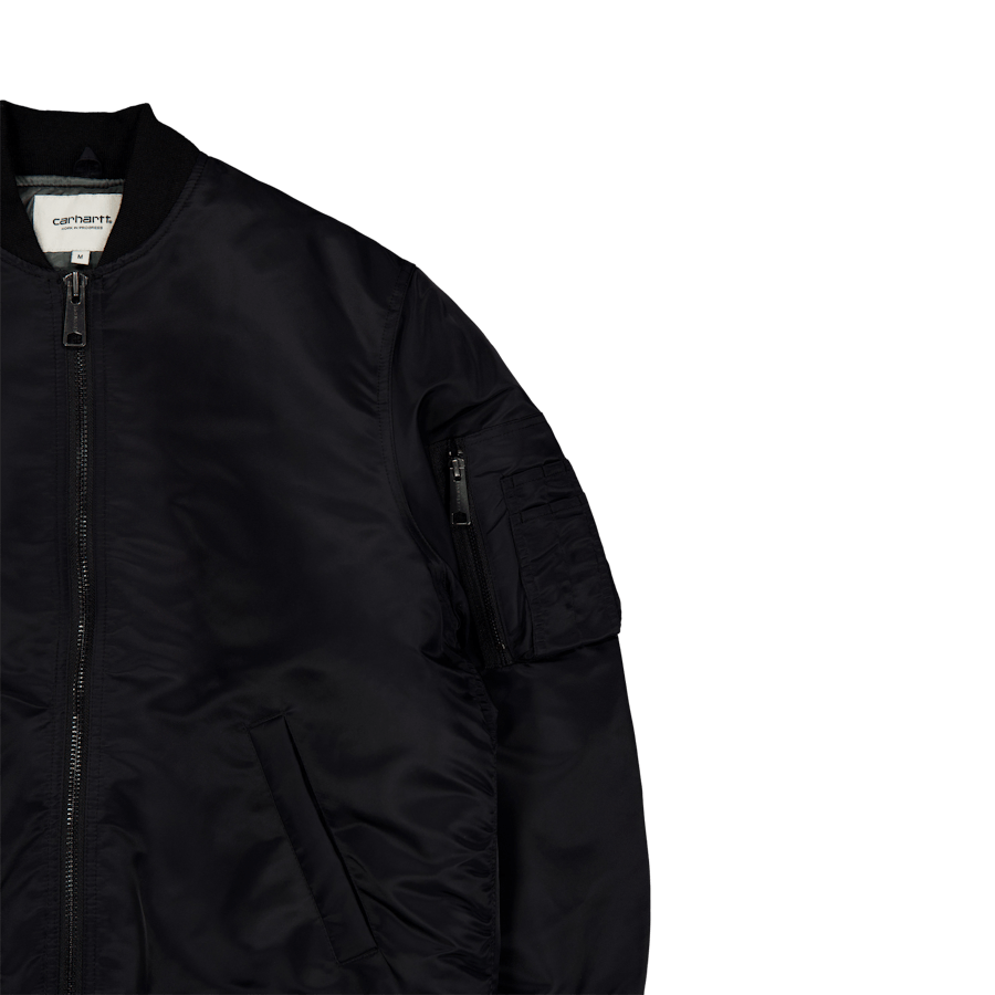 W' Olten Bomber Black / Smoke Green