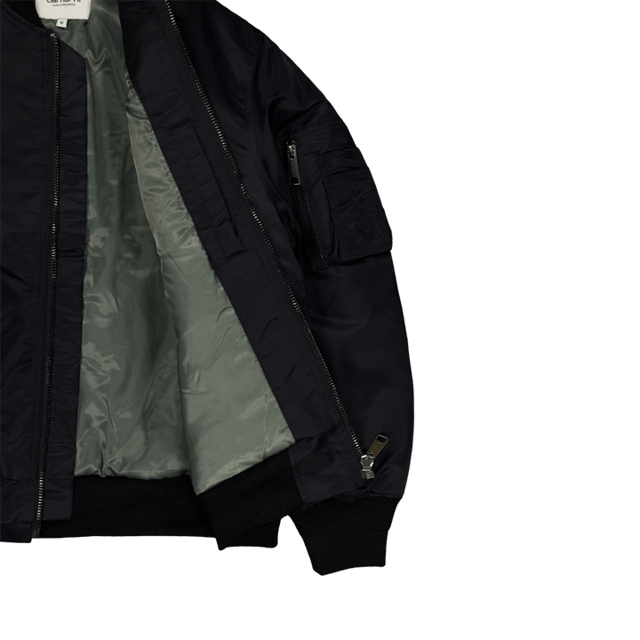 W' Olten Bomber Black / Smoke Green