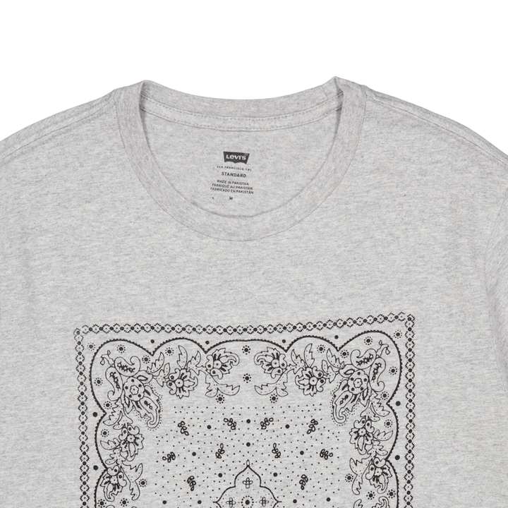 Graafiline Crewneck Tee Greys Bandana Bw Mhg Mhg