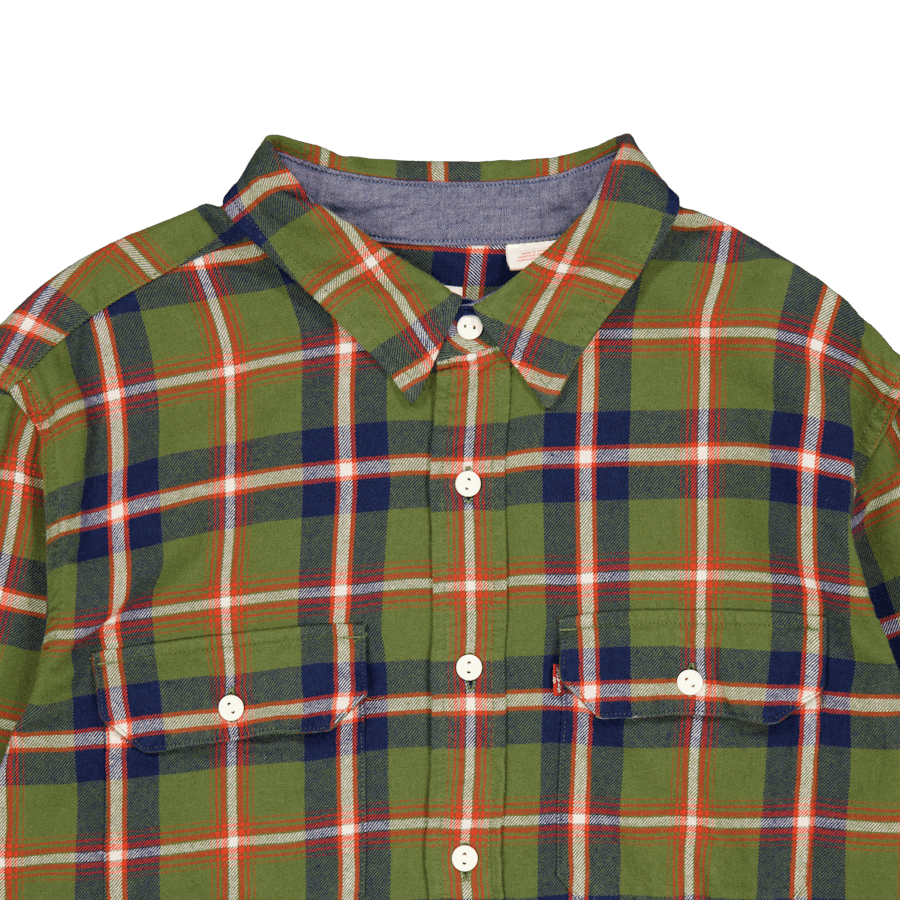 Classic Worker -töörõivad Multi Ivan Plaid Mandarin