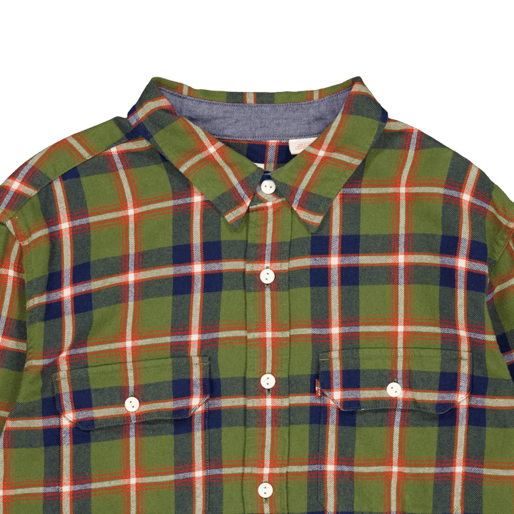 Classic Worker -töörõivad Multi Ivan Plaid Mandarin
