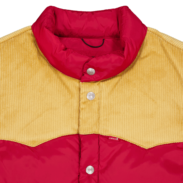 Western Super Puffer Vst Reds rütmiline punane