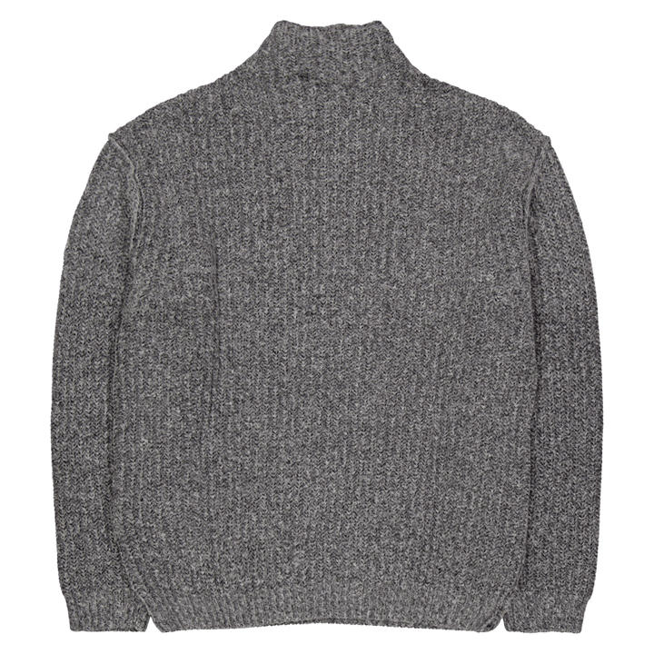 Calvin Klein Half Cardigan Mock Neck Sweat Beh