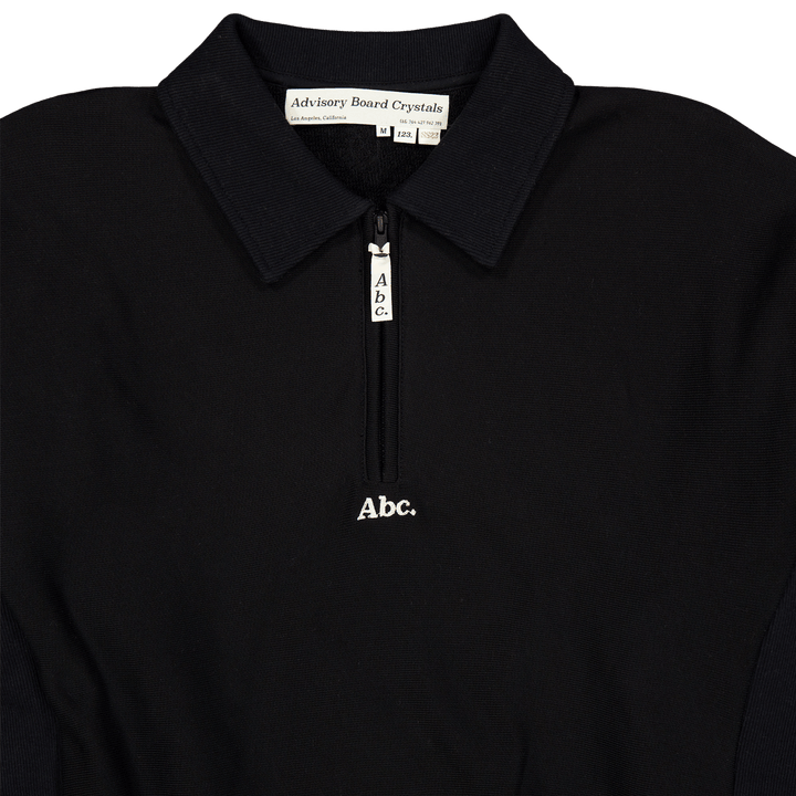 Abc. 123. Quarter Zip Sweatshi Schwarz