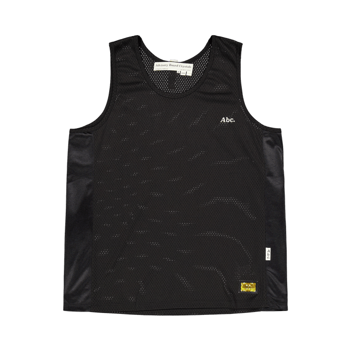 Abc. 123. Mesh Satin Tank Top Schwarz