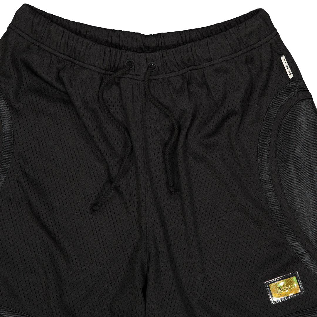 Abc. 123. Mesh Satin Basketbal Black