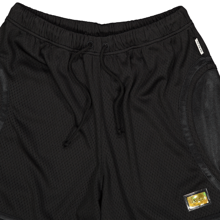 Abc. 123. Mesh Satin Basketbal Black