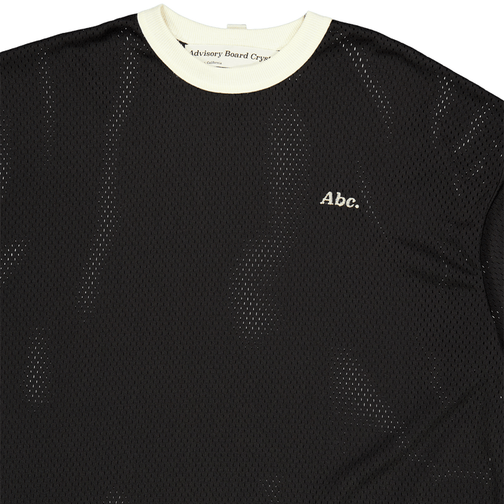 Abc. 123 Mesh Ringer T-shirt Black