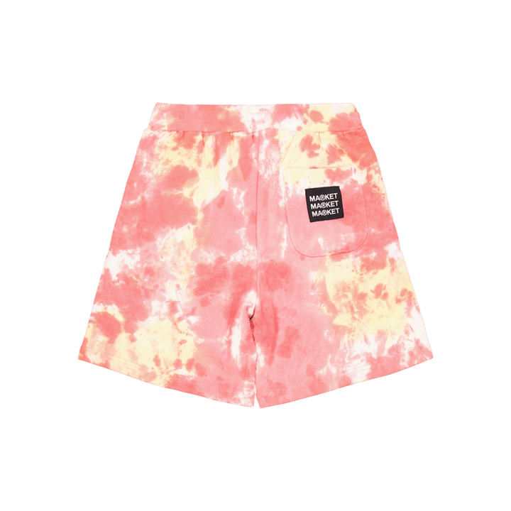 Smiley Look At The Bright Side Pink Tie-dye