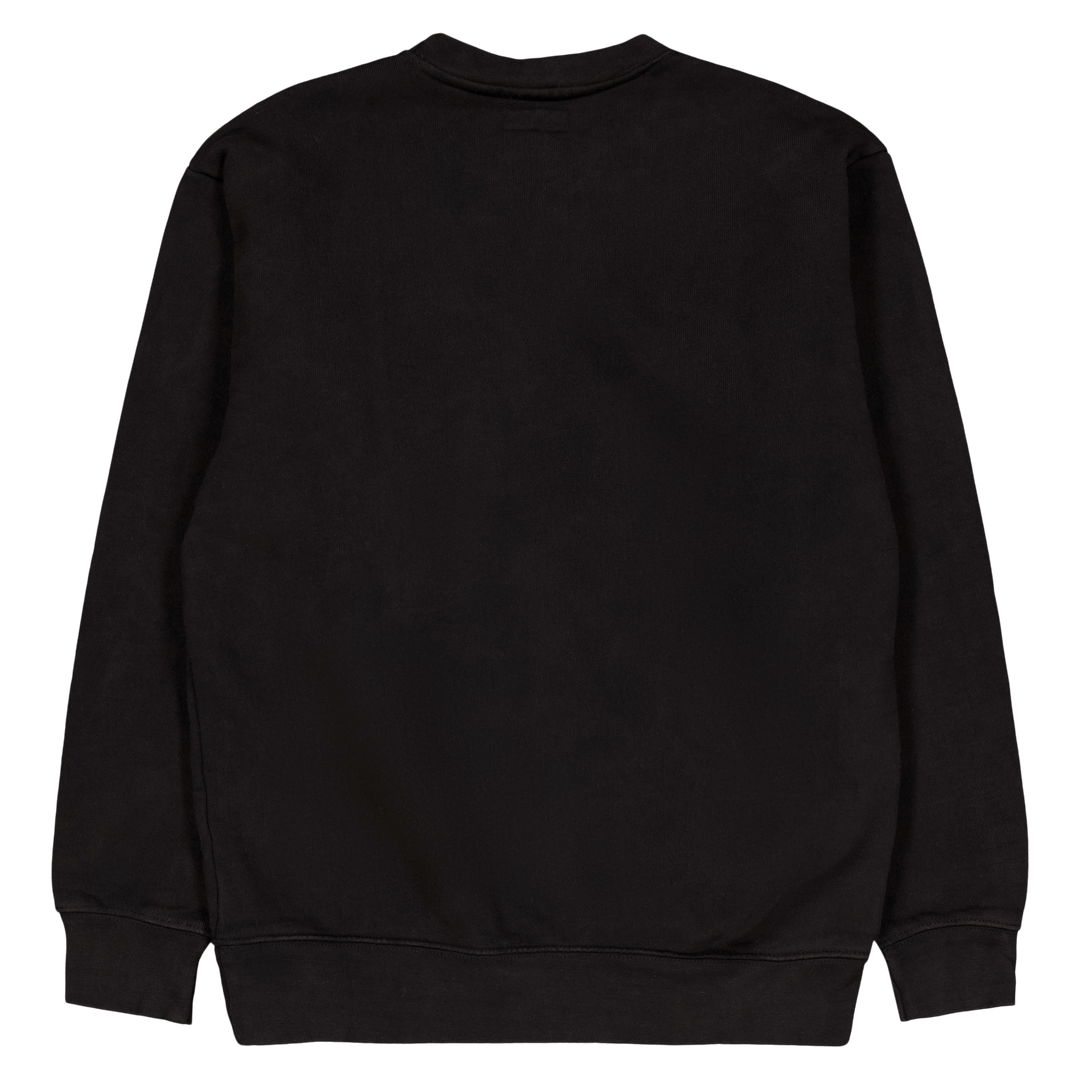 "Smiley" oversized megztinis su kaklu "Crew Neck Swe" juodas