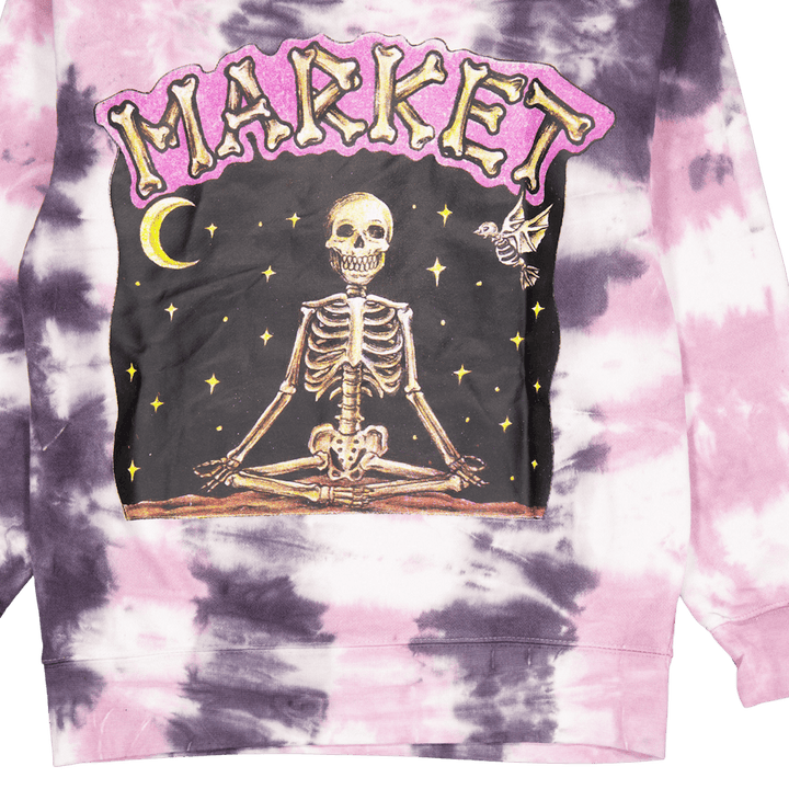 Namaste Bear Day And Night Tie Lavender Lizard Tie-dye