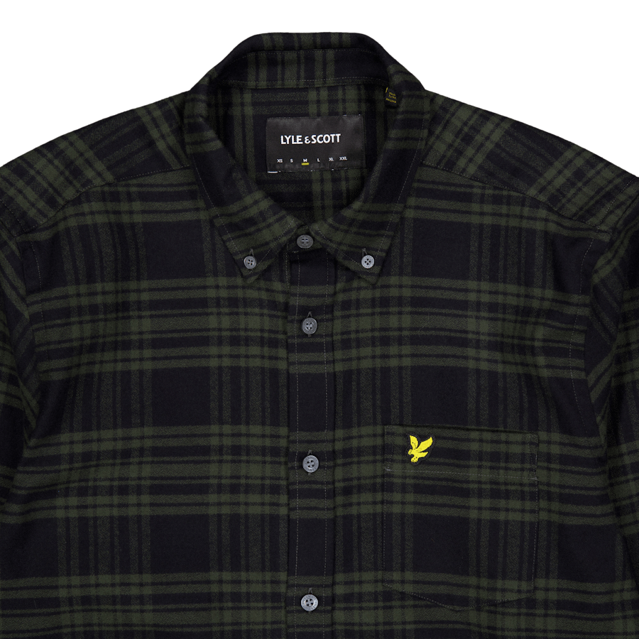 Check Flannel Shirt W995 Mountain Moss