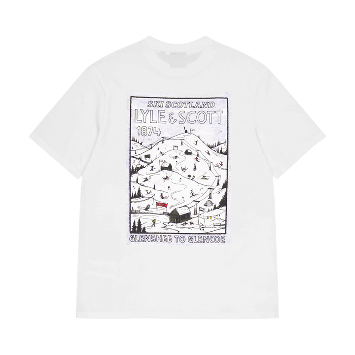 Ski Hill Graphic Print T-shirt W994  Out