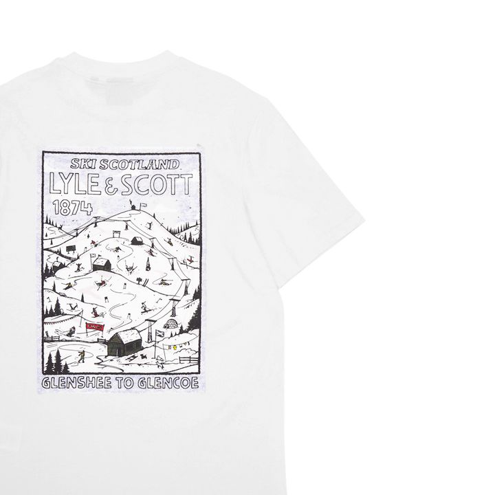 Ski Hill Graphic Print T-shirt W994  Out