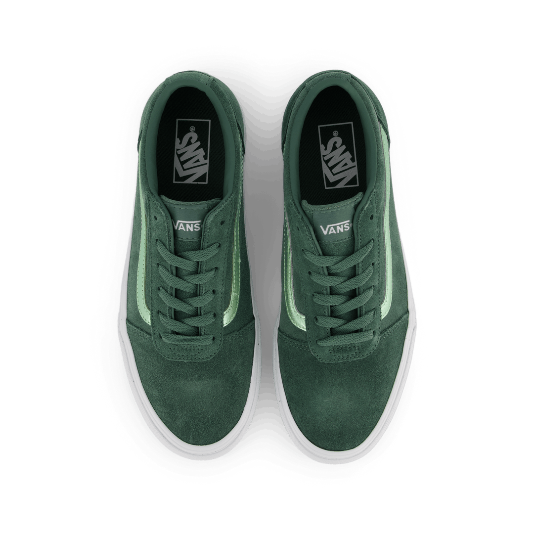 Wm Ward Metallic Suede Duck Green