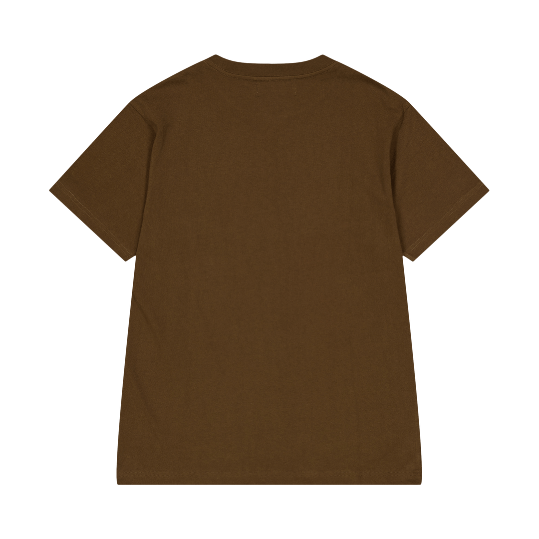 Heavyweight S/s T-brown Brown