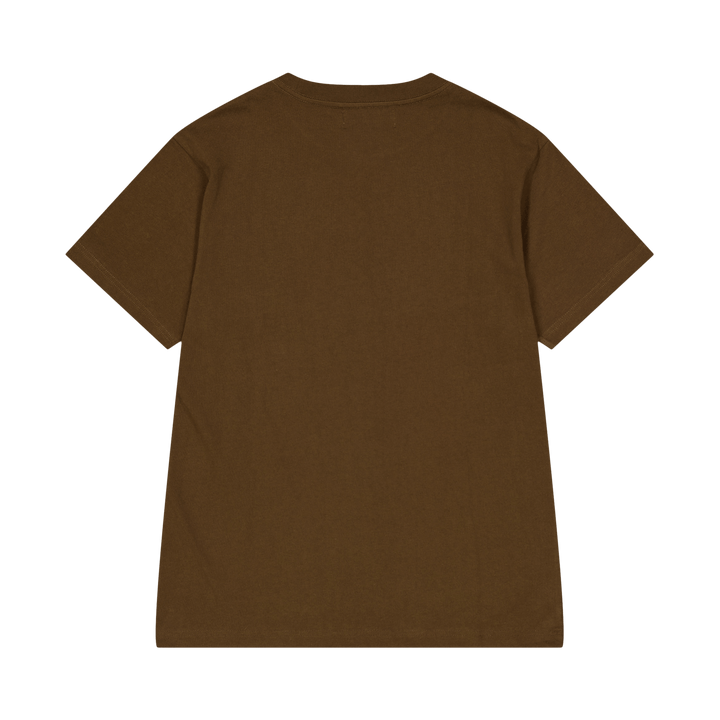 Heavyweight S/s T-brown Brown