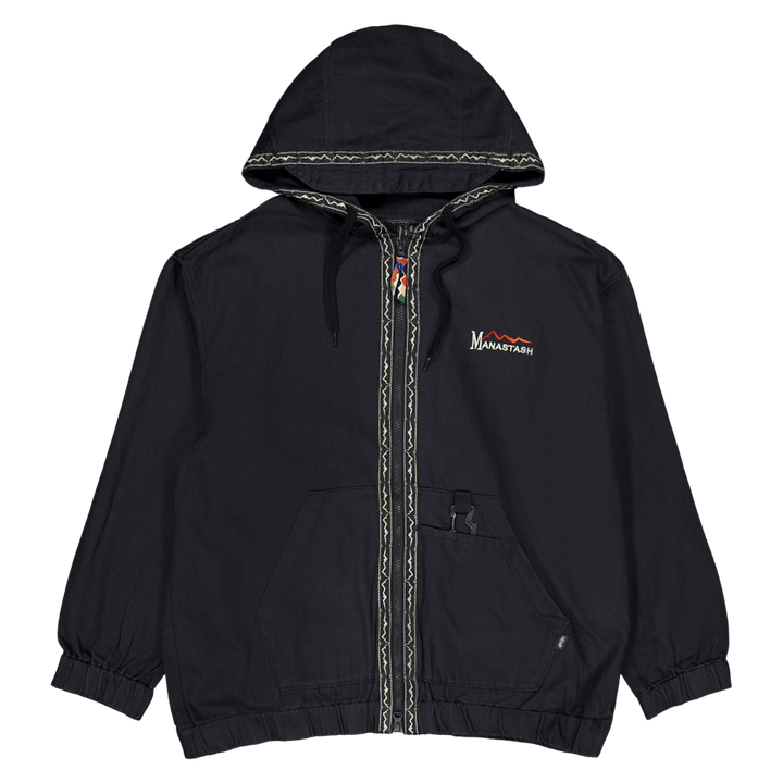 Chilliwack Mikina s kapucí na zip Blk 09 / Black