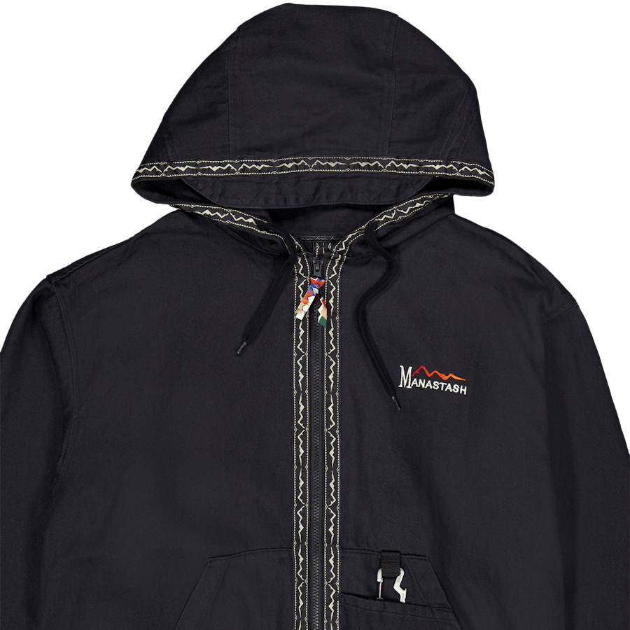 Chilliwack Mikina s kapucí na zip Blk 09 / Black