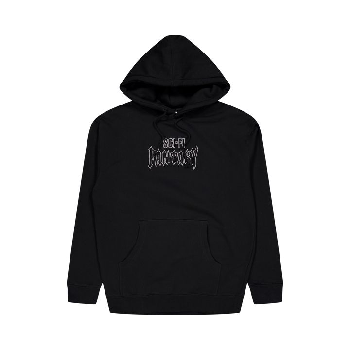 Capuche de motard cloutée noire