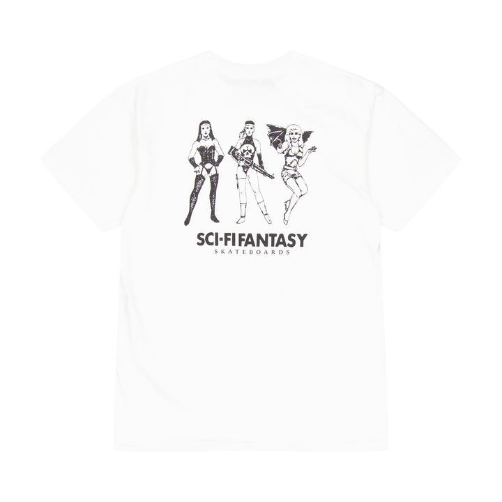 T-shirt Macho Girls blanc