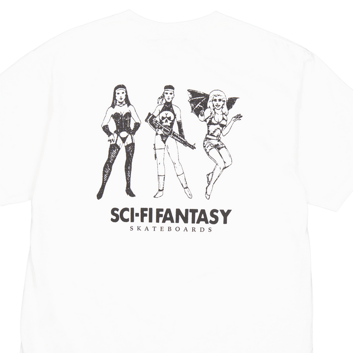 T-shirt Macho Girls blanc