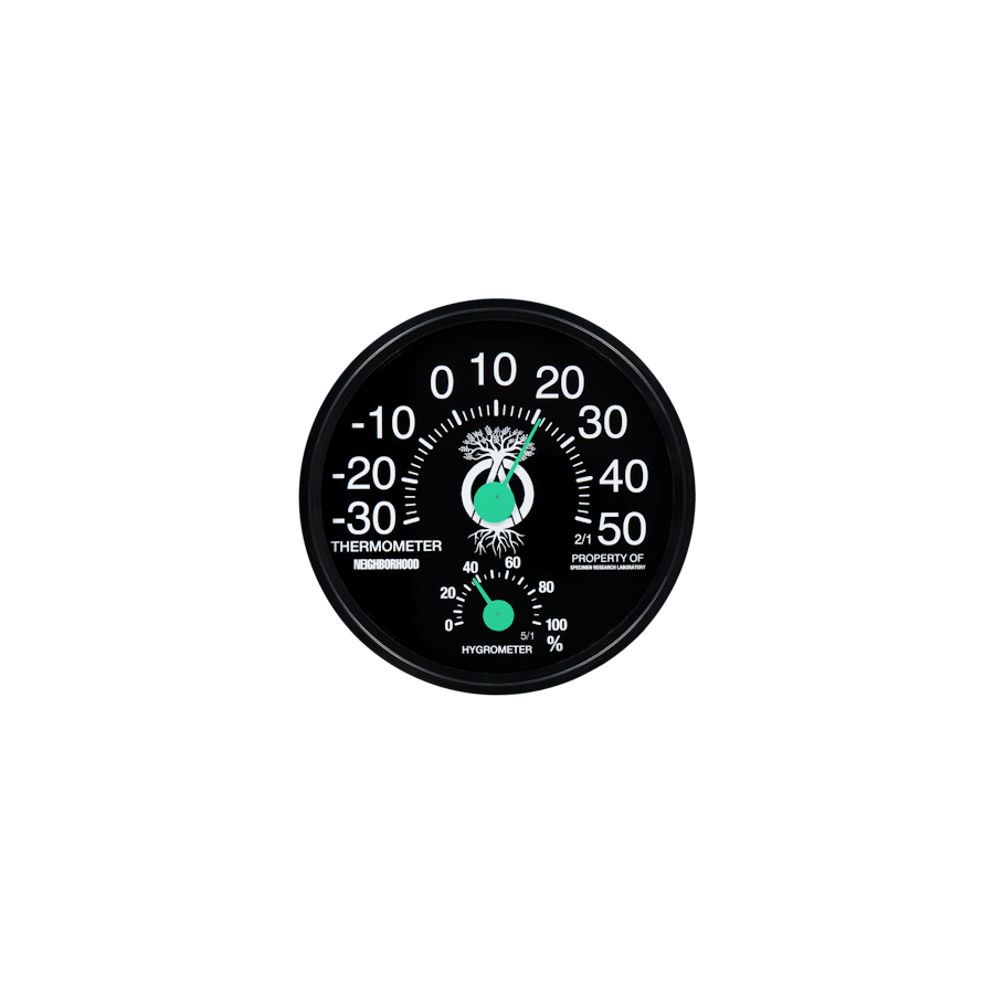 Srl . Thermohygrometer Black