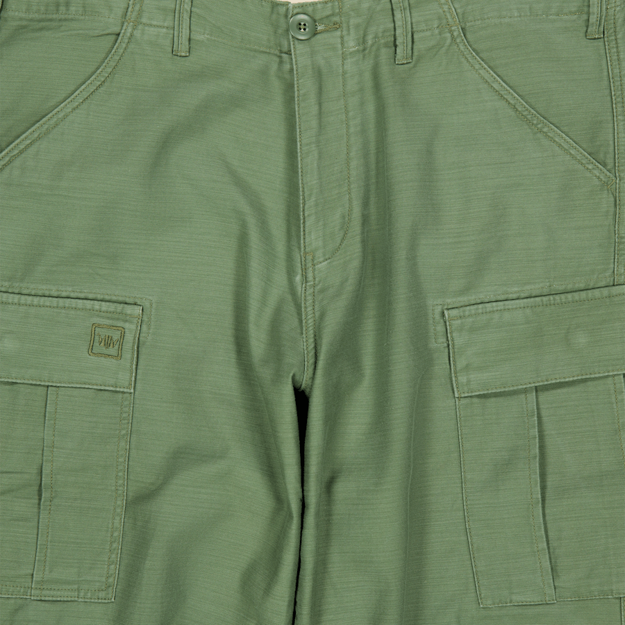 6 Pocket Army Byxor Oliv