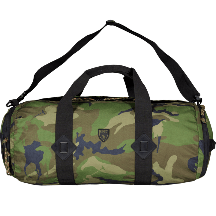 Camo Canvas Packable Duffel Olive Pony Camo