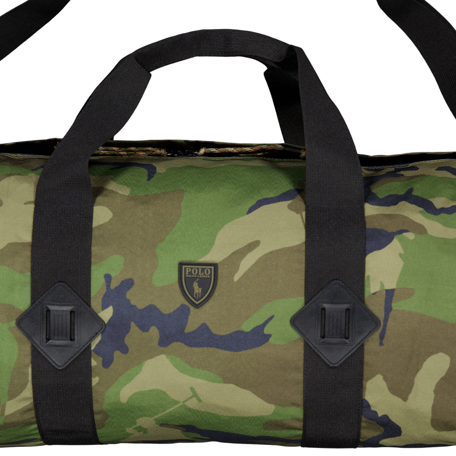 Camo Canvas Packable Duffel Olive Pony Camo