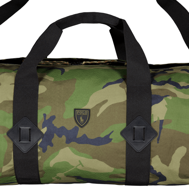 Camo Canvas Packable Duffel Olive Pony Camo