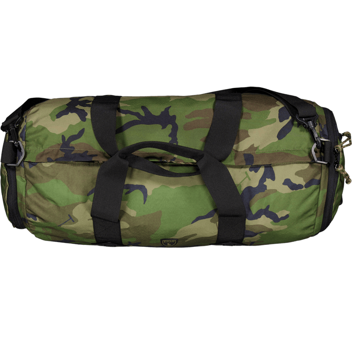 Camo Canvas Packable Duffel Olive Pony Camo