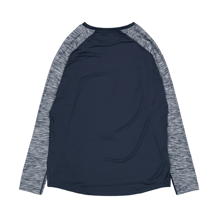 Raglan Langarm Blau