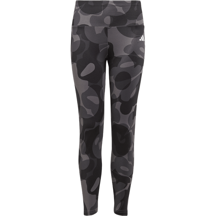 Essentials AEROREADY Seasonal Print High-Waist 7/8 Leggings Kids Black