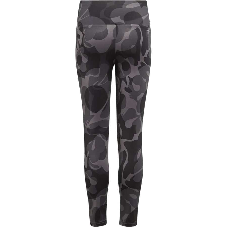 Essentials AEROREADY Seasonal Print High-Waist 7/8 Leggings Kids Black