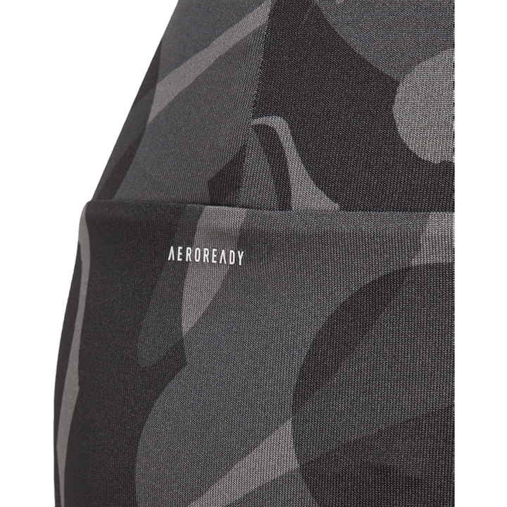 Essentials AEROREADY Seasonal Print High-Waist 7/8 Leggings Kids Black