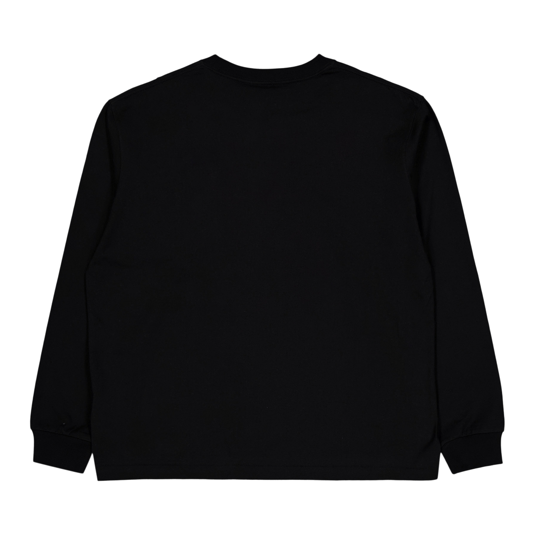 Long Tee Pocket Schwarz