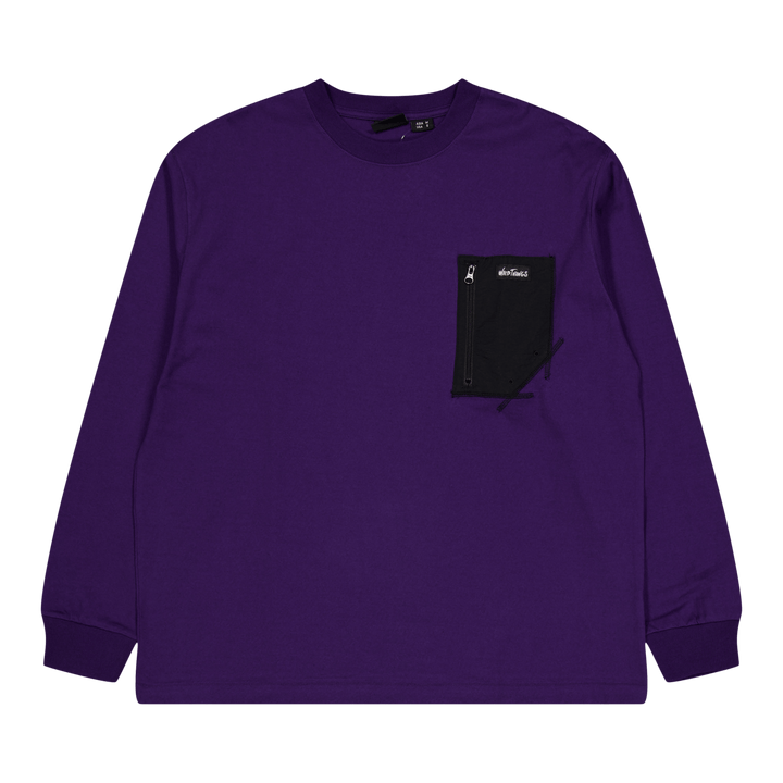 Long Tee-shirt Pocket Purple