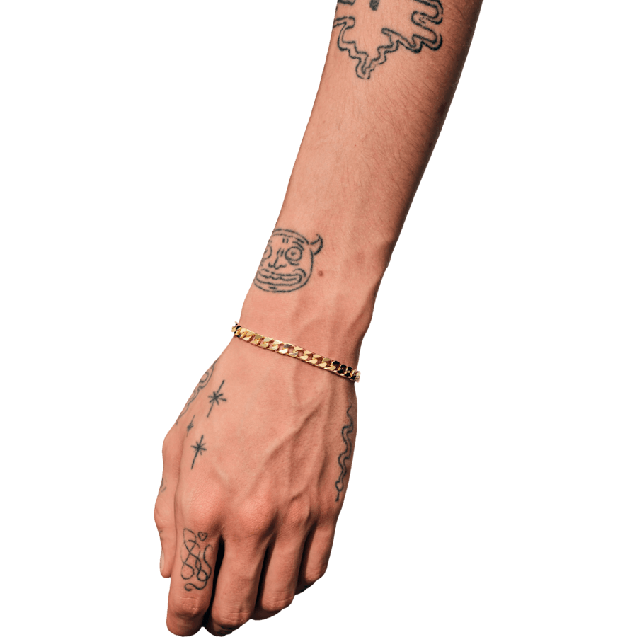 frankie bracelet gold 925 sterling silver / 9k gold – Footway.com frankie bracelet gold 925 sterling silver / 9k gold – Footway.com