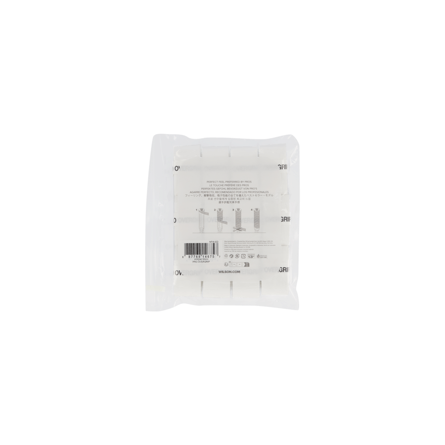 Pro Overgrip, lot de 12, blanc