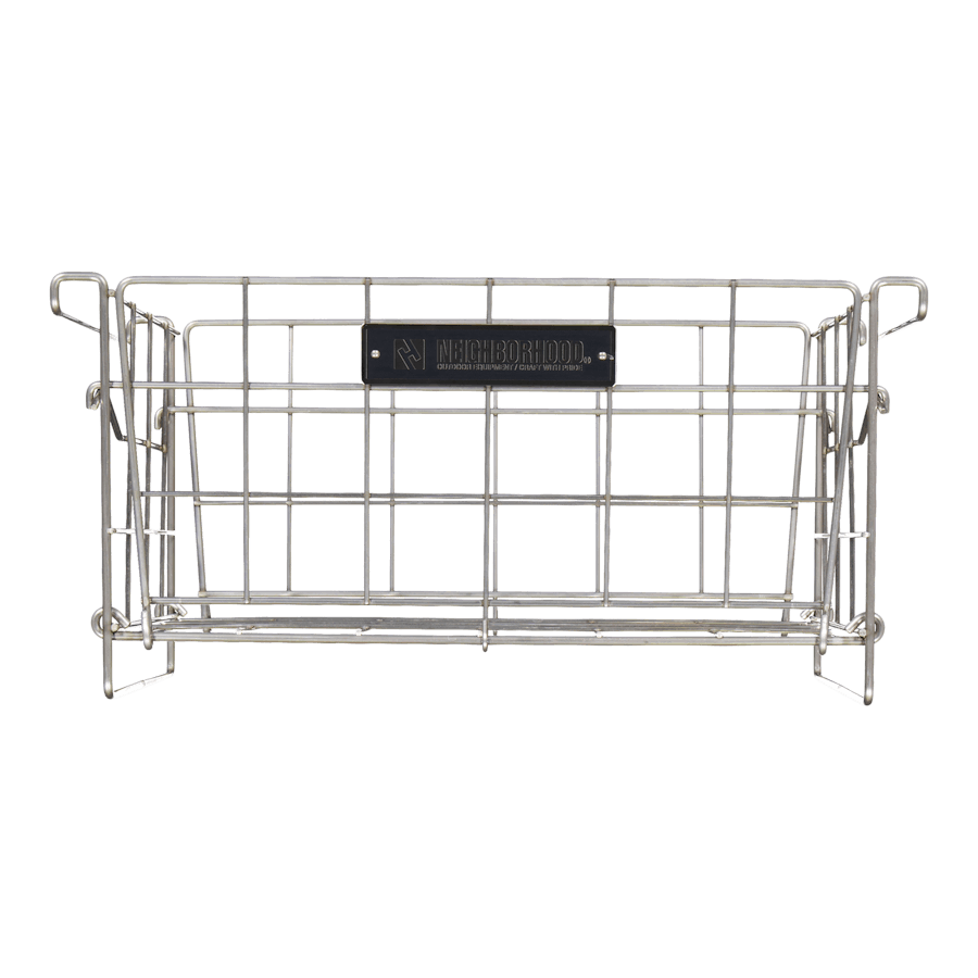 Folding Basket Silver