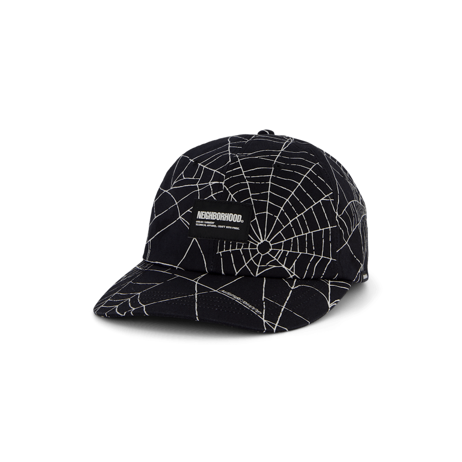 Spiderweb Dad Cap Black