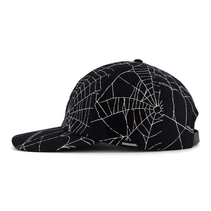 Spiderweb Dad Cap Black