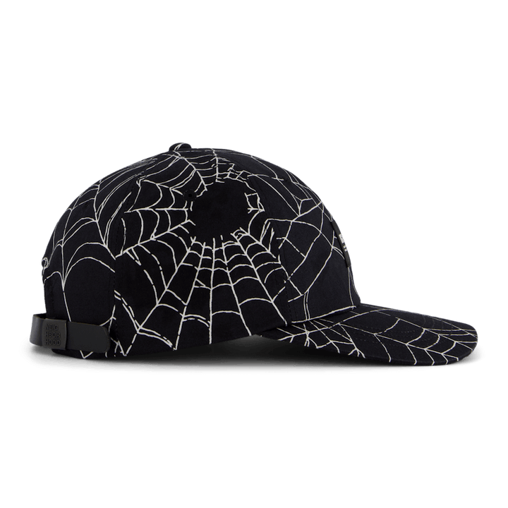 Spiderweb Dad Cap Black