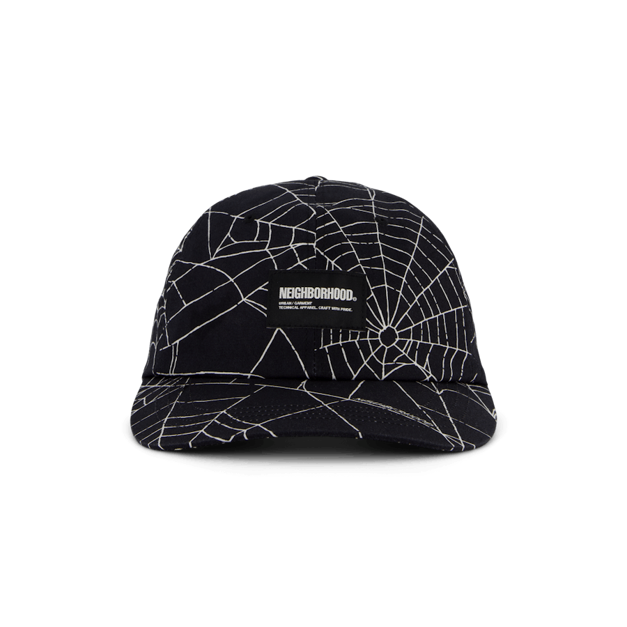 Spiderweb Dad Cap Black