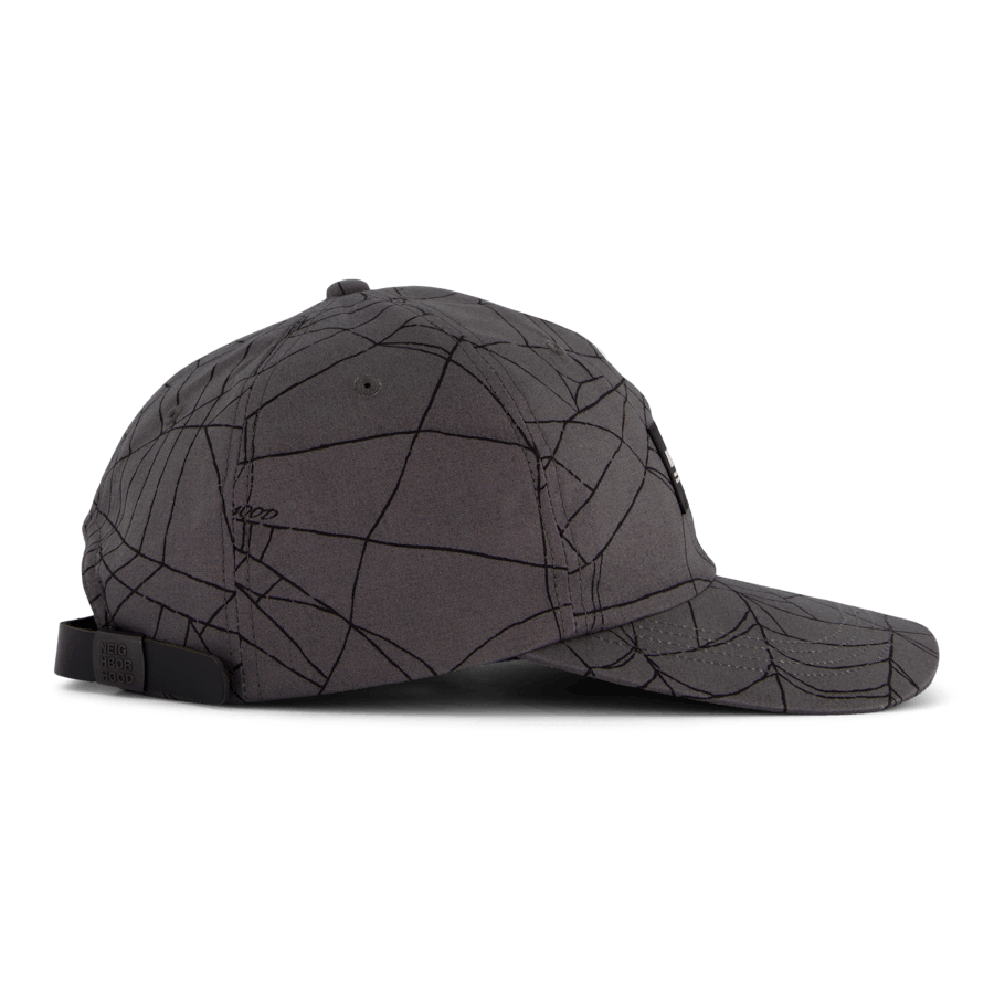 Spiderweb Dad Cap Gray