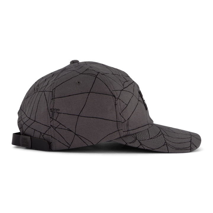 Spiderweb Dad Cap Gray