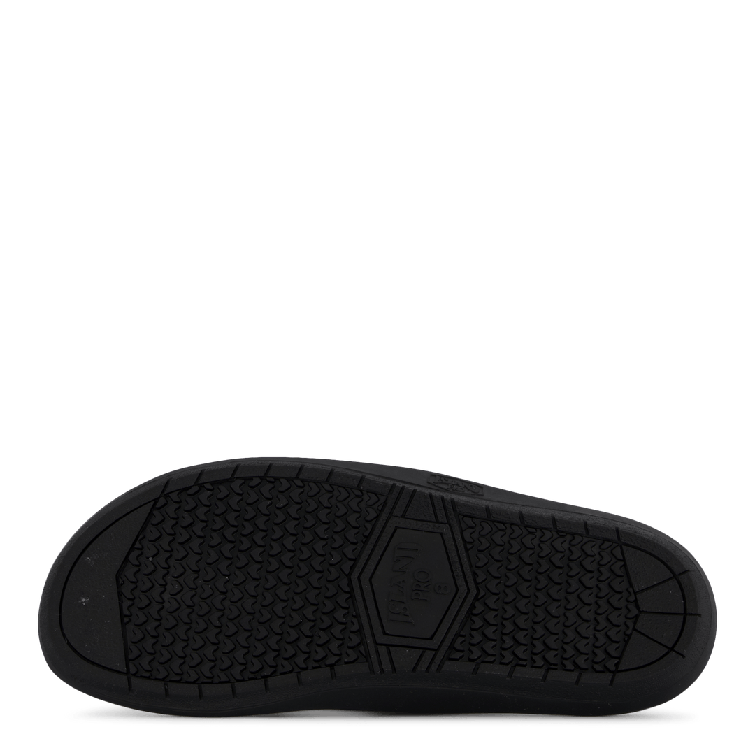 Nh X Island Slipper . Leather  Black
