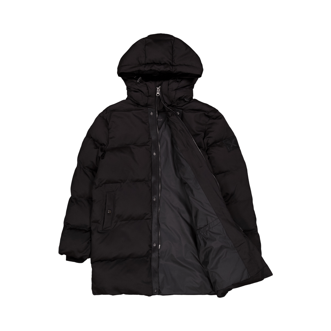 Chaqueta larga de plumón Pour