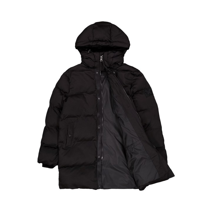 Chaqueta larga de plumón Pour